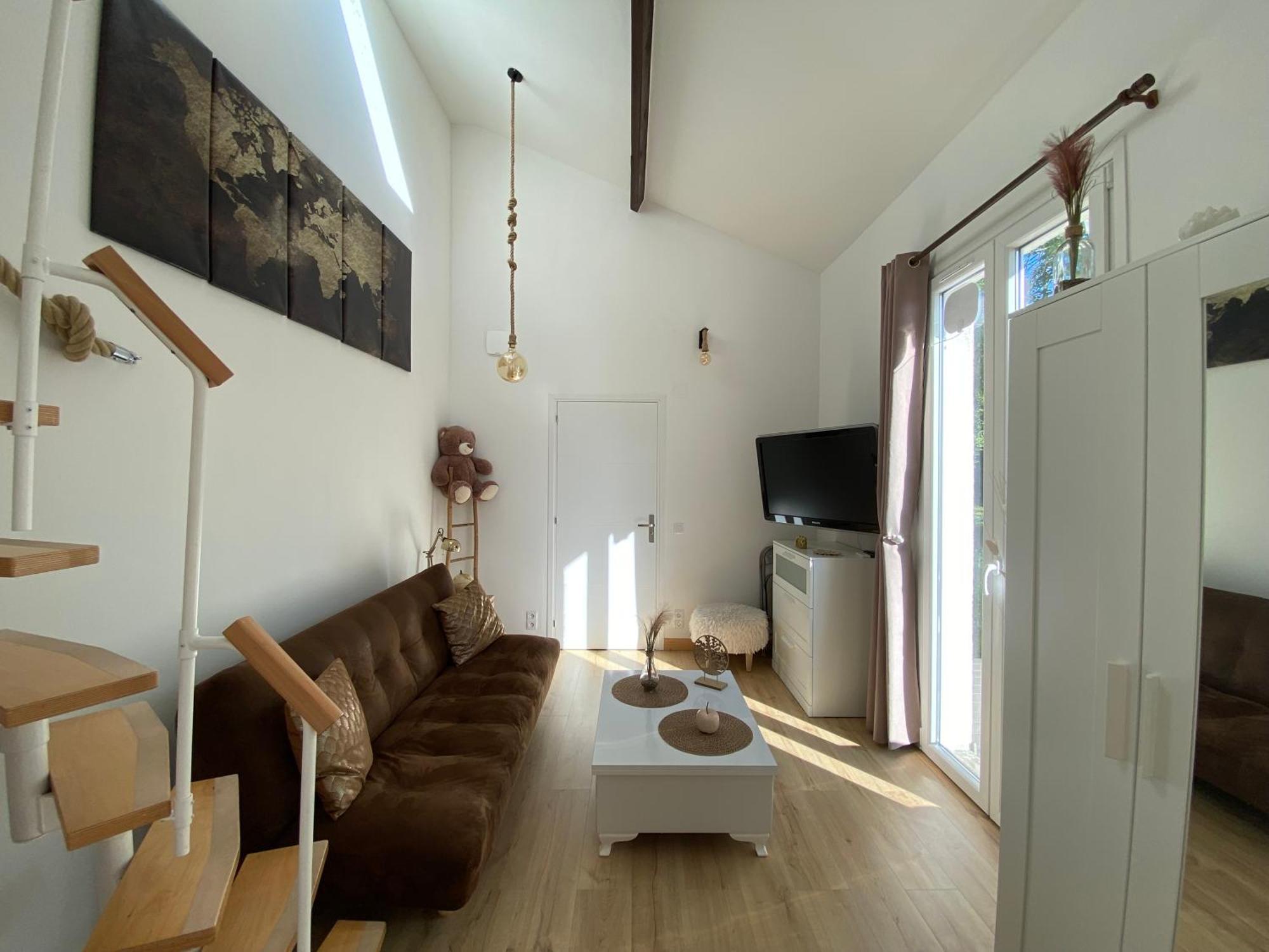 The Little Oak - Tiny House With Bed On Mezzanine & Terrace - From 1 To 4 P Disney, Paris & Cdg Pomponne Exterior photo